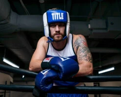 TITLE Boxing Aerovent Elite USA Boxing Competition Headgear – Open Face -Boxing Promotions Shop ACHEX1BL 2