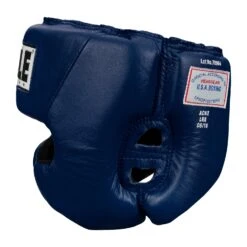 TITLE Boxing USA Boxing Competition Headgear - With Cheeks -Boxing Promotions Shop ACHX BL 3