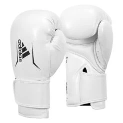 Adidas Speed 175 Leather Training Gloves 20 Adidas Speed 175 Leather Training Gloves -Boxing Promotions Shop ADISBG175 WH BK 002