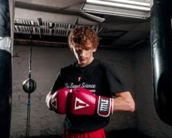 TITLE Boxeo Mexican Leather Training Gloves Quatro -Boxing Promotions Shop BATGE4RDWH 2