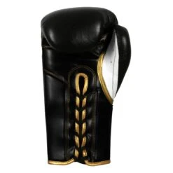 TITLE Boxeo Mexican Leather Lace Training Gloves Quatro 18 TITLE Boxeo Mexican Leather Lace Training Gloves Quatro -Boxing Promotions Shop BATGL4 BK WH 4