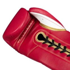 TITLE Boxeo Mexican Leather Lace Training Gloves Quatro 26 TITLE Boxeo Mexican Leather Lace Training Gloves Quatro -Boxing Promotions Shop BATGL4 RD WH 3