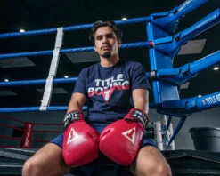 TITLE Boxeo Mexican Leather Lace Training Gloves Quatro 24 TITLE Boxeo Mexican Leather Lace Training Gloves Quatro -Boxing Promotions Shop BATGL4RD 2