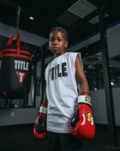 BOOM BOOM Boxing Silencer Youth Bag Gloves -Boxing Promotions Shop BBYBGSRD 4