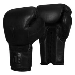 TITLE Black Lace Sparring Gloves 2.0 -Boxing Promotions Shop BKSG2 BK 2