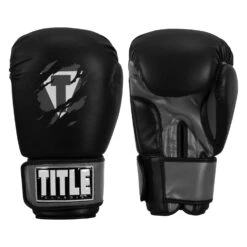TITLE Classic Shredded Boxing Gloves -Boxing Promotions Shop CABG10 BK GR 01