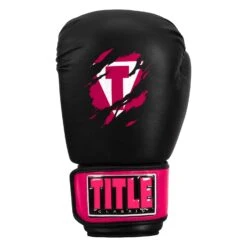 TITLE Classic Shredded Boxing Gloves -Boxing Promotions Shop CABG10 BK HPK 03