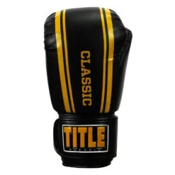 TITLE Classic Speed Boxing Gloves -Boxing Promotions Shop CABG12 BK GD 3
