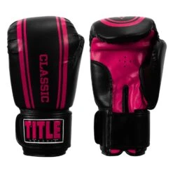 TITLE Classic Speed Boxing Gloves -Boxing Promotions Shop CABG12 BK PK 1