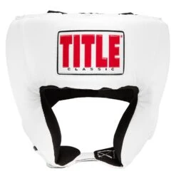 TITLE Classic USA Boxing Competition Headgear – Open Face -Boxing Promotions Shop CACHX1 WH 2