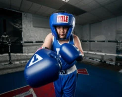 TITLE Classic USA Boxing Competition Headgear – Open Face -Boxing Promotions Shop CACHX1BL 1