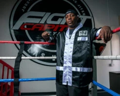 TITLE Boxing Corner Jacket -Boxing Promotions Shop CJSS1BKWH 2