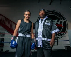 TITLE Boxing Corner Jacket -Boxing Promotions Shop CJSS1BKWH 3