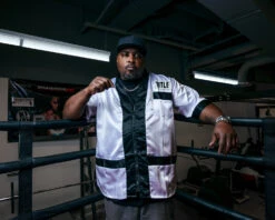 TITLE Boxing Corner Jacket -Boxing Promotions Shop CJSS1WHBK 2