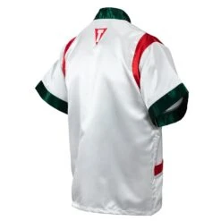 TITLE Boxing Old School Corner Jacket -Boxing Promotions Shop CJSS2 RD WH GN 02