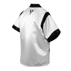 TITLE Boxing Old School Corner Jacket -Boxing Promotions Shop CJSS2 WH BK 02