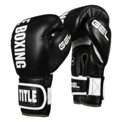 TITLE Boxing Gel Soft Strike Bag Gloves -Boxing Promotions Shop CSSGBG1 BK GN 02