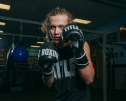 TITLE Boxing Gel Soft Strike Bag Gloves -Boxing Promotions Shop CSSGBG1BKGR 3