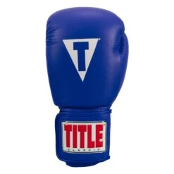 TITLE Classic Leather Elastic Training Gloves 2.0 -Boxing Promotions Shop CTSGV2 BL 03