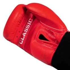 TITLE Classic Leather Elastic Training Gloves 2.0 -Boxing Promotions Shop CTSGV2 RD 05