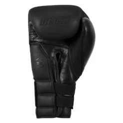 TITLE Black Bolstered Leather Bag Gloves -Boxing Promotions Shop DBBG BK 04