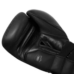 TITLE Black Bolstered Leather Bag Gloves -Boxing Promotions Shop DBBG BK 05