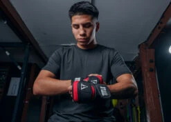 TITLE Boxing Deluxe Weighted Gloves 2.0 -Boxing Promotions Shop DWH2BKRD 1