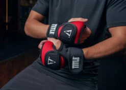 TITLE Boxing Deluxe Weighted Gloves 2.0 -Boxing Promotions Shop DWH2BKRD 2