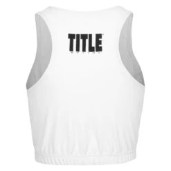 TITLE Boxing Pro Compression Ascent Sports Bra -Boxing Promotions Shop FCSB WH 3