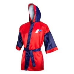 Fighting Full Length Robe -Boxing Promotions Shop FFLR RD BL 1