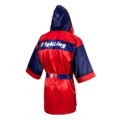 Fighting Full Length Robe -Boxing Promotions Shop FFLR RD BL 3