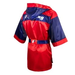 Fighting Full Length Robe -Boxing Promotions Shop FFLR RD BL 4
