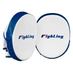 Fighting Freedom Leather Focus Mitts -Boxing Promotions Shop FLFM2 WH 2
