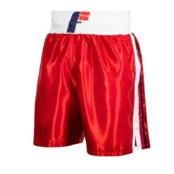 Fighting Professional Boxing Trunks -Boxing Promotions Shop FPST RD WH 2