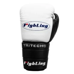 Fighting Tri-Tech Tenacious Lace Training Gloves -Boxing Promotions Shop FS3TTGL WH BK 003