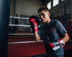 Fighting Big Logo Bag Gloves 35 Fighting Big Logo Bag Gloves -Boxing Promotions Shop FSABG2BKRD 3