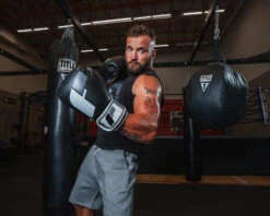 Fighting Big Logo Bag Gloves 27 Fighting Big Logo Bag Gloves -Boxing Promotions Shop FSABG2BK 1