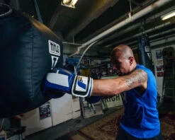 Fighting Big Logo Bag Gloves 37 Fighting Big Logo Bag Gloves -Boxing Promotions Shop FSABG2BLBKWH 1