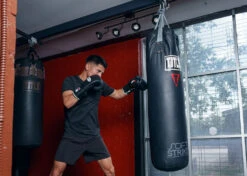 Fighting Fury Professional Lace Training Gloves -Boxing Promotions Shop FSFTGLBK 1