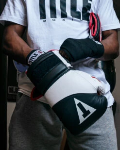 TITLE Boxing Gel Suspense Training Gloves -Boxing Promotions Shop GSTGEBKWH 1