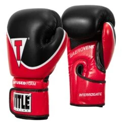 TITLE Boxing Infused Foam Interrogate Training Gloves 2.0 -Boxing Promotions Shop IFAITG2 RD BK 2