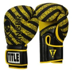 TITLE Boxing Infused Foam Danger Bag Gloves -Boxing Promotions Shop IFSDBG BK YE 2