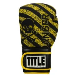 TITLE Boxing Infused Foam Danger Bag Gloves -Boxing Promotions Shop IFSDBG BK YE 3