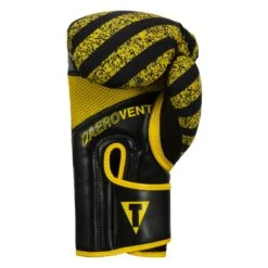 TITLE Boxing Infused Foam Danger Bag Gloves -Boxing Promotions Shop IFSDBG BK YE 4