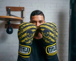 TITLE Boxing Infused Foam Danger Bag Gloves -Boxing Promotions Shop IFSDBGYE 2