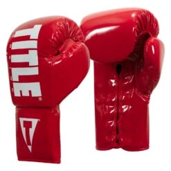 TITLE Boxing Inferno Intensity Lace Training Gloves -Boxing Promotions Shop ITGLI RD WH 002