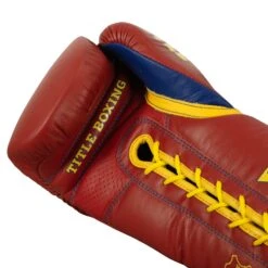 KRONK Boxing Gym Lace-Up Training Gloves -Boxing Promotions Shop KNKSG RD GD 5