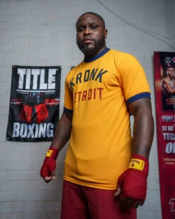 TITLE Boxing Legacy KRONK Detroit Tee -Boxing Promotions Shop KNKTS4GD 1
