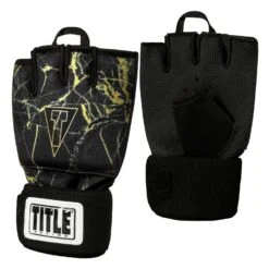 TITLE Boxing Defender Sublimated Glove Wraps -Boxing Promotions Shop KSGW BK GD 2