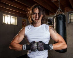 TITLE Boxing Defender Sublimated Glove Wraps -Boxing Promotions Shop KSGWBKGD 2